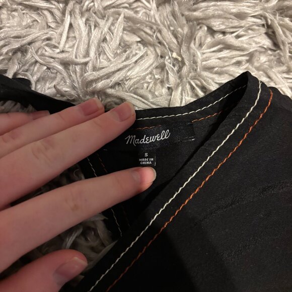 Madewell Black Shirt - Picture 2 of 3